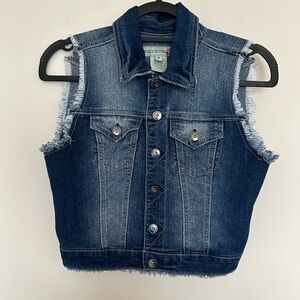 Paris Blues Denim Vest -‎ Size Medium